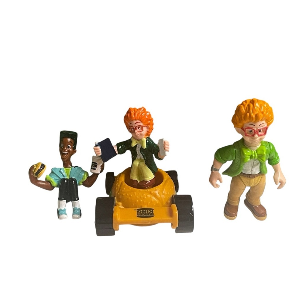Vintage 1990 Burger King BK Kid’s Club Meal Toys set of 4